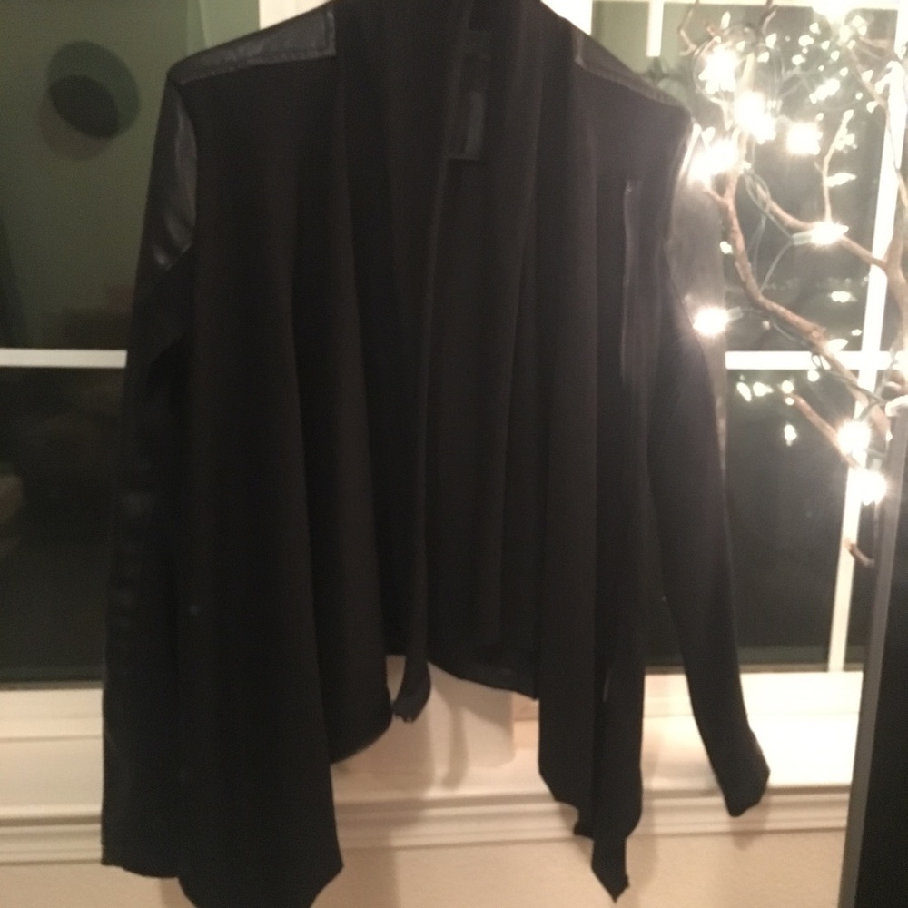 Black Blanknyc vegan leather jacket